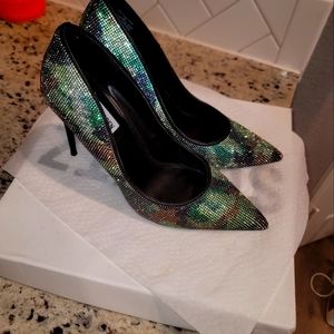 Steve Madden VALA-R HEEL CAMO CRYSTAL